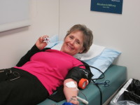 Blood drive having fun and saving lives