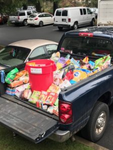 Delivery day for Schur Orthodontics Pet Food Drive