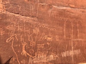 Native American petroglyphs Valley of Fire State Park