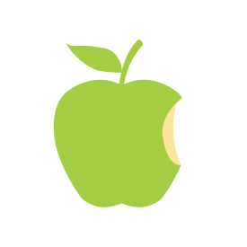 Apple icon to represent how comfortable and easy Invisalign Teen in Bellevue, WA is for teens
